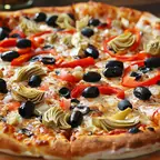 Foto de Pizza vegetal