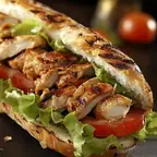 Foto de Bocadillo vegetal de pollo