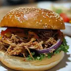 Foto de Hamburguesa pulled pork